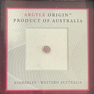 0.20ct 5P VS2 Intense Pink Round Diamond