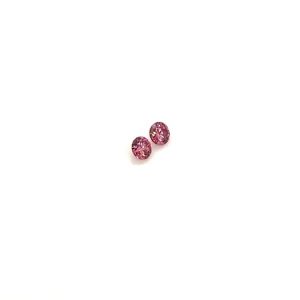 2 = 0.12ct 2PP Round Pink Diamond Matched Pair