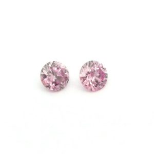2 = 0.15ct 5PP P1 Matched Pair of Round Australian Pink Diamonds