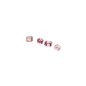 4 = 0.26ct 4P VS Emerald Cut Australian Pink Diamonds
