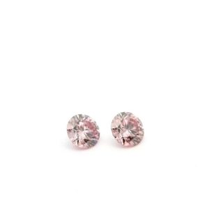 2 = 0.13ct 5P SI Matched Pair Round Pink Diamonds