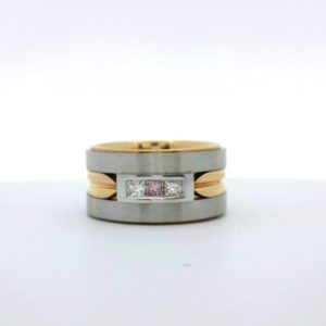 0.18ct 6P Australian Pink Diamond Men’s Ring