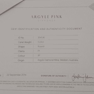 DPD2505137 - 0.23ct 3P P1 Round Pink Diamond