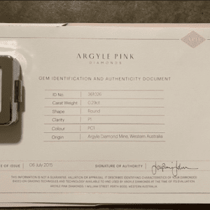 DPD2501107 - 0.29ct PC1 P1 Pink Champagne Diamond