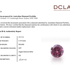 DPD2503119 - 0.18ct 5PP SI2 Pink Diamond