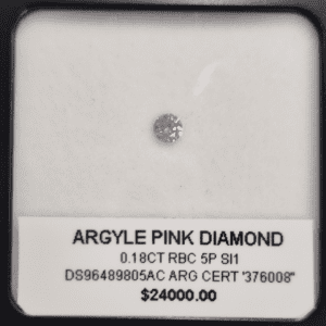 DPD2504123 - 0.16ct 5P SI Round Pink Diamond