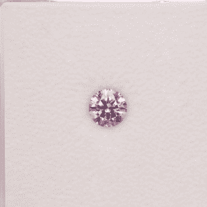 0.38ct 5PP SI2 Round Argyle Pink Diamond