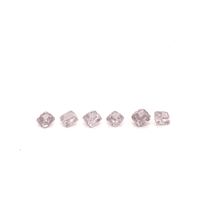 0.075ct Fancy Pink Cushion Diamonds