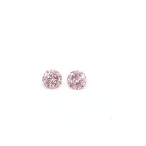 SPD2405022 - Pink Diamonds 2 = 0.14ct 6PR P1 Pink Rose Pair